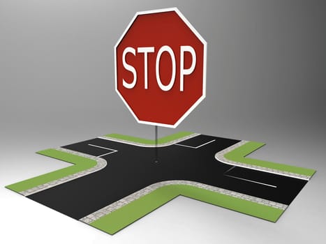 roads and stop