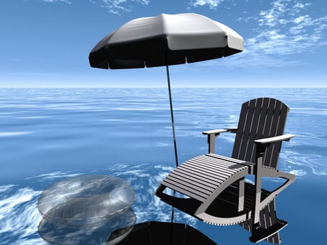 Relaxation  at sea