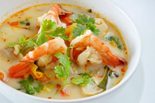 Tom Yum Goong is favorite Thai Food