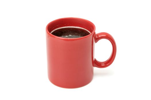 cup of coffee isolated on a white background