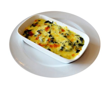 baked spinach with cheese