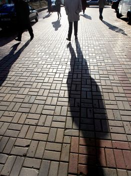  street life in Kiev, the capital of Ukraine