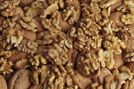 Image of Walnuts in closeup.