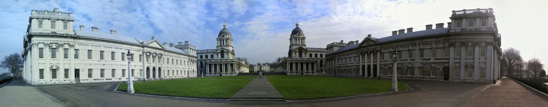 Greenwich architecture Naval College, University and maritime museum in Greenwich, London