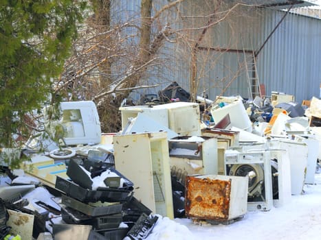 Dump the old broken appliances