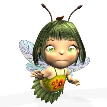 render of a toon fairy