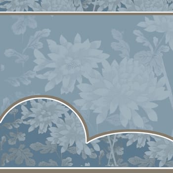 illustrated lacy floral background