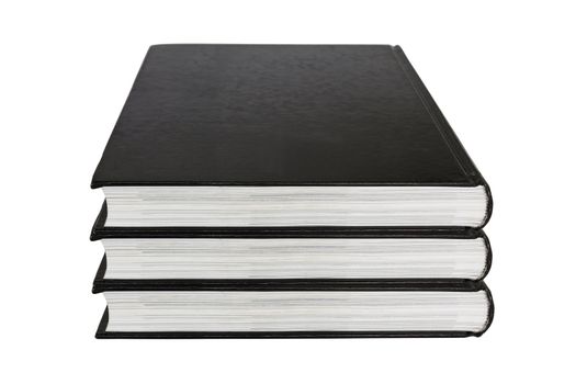 black book isolated on white background