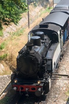 little tourist steam train from Anduze