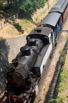 little tourist steam train from Anduze