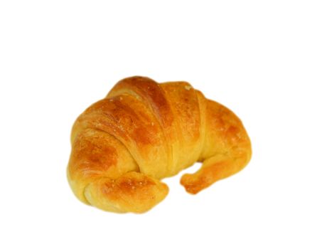 Single fresh croissant