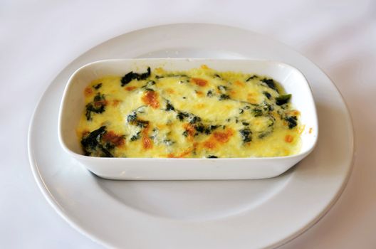 baked spinach with cheese