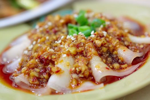 Sliced Boiled Pork with Garlic Sauce, Sichuan Cuisine