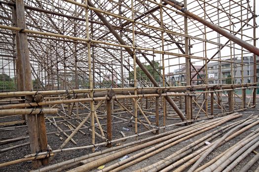 Scaffolding Stage, china bamoo opera building