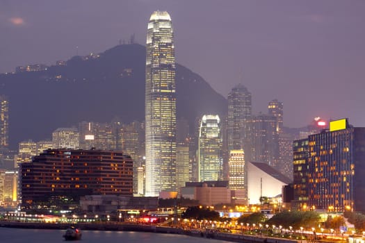 hongkong city night