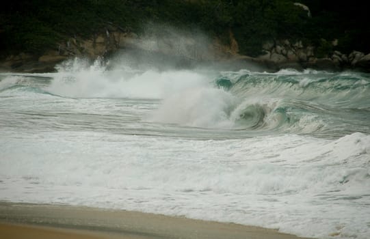 Enjoy the waves on tropical beaches in Colombia