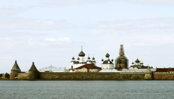 Kind from the sea on the Spaso-Preobrazhenskiy Solovetsky monastery