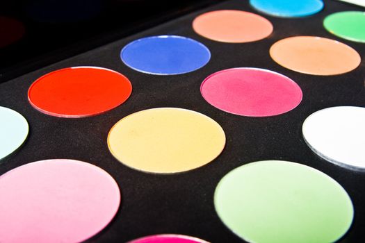 Make-up palette close-up