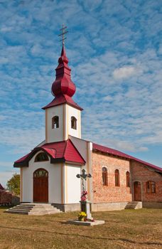 The Catholic Church in a small village near the border with Hungary