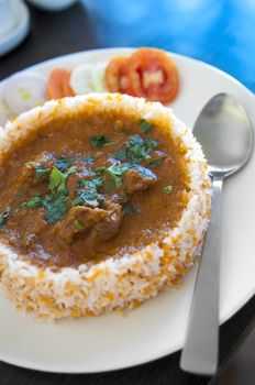 Indian Cuisine - Biryani chicken rice