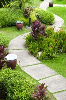 Oriental Garden view at A'Famosa Malacca, Malaysia