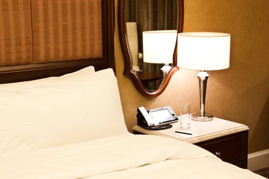 New York, interior of a luxury Hotel