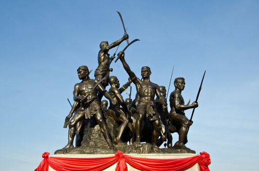 Victory Monument of the people who protect the country.