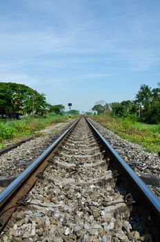 Rail parallel to the north of Thailand
