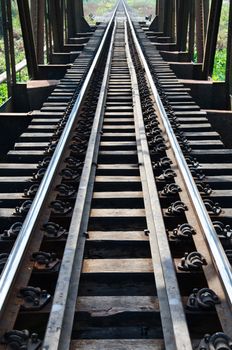 Rail parallel to the north of Thailand