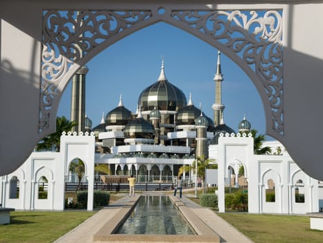 Crystal Mosque or Masjid Kristal in Kuala Terengganu, Terengganu, Malaysia, Asia.