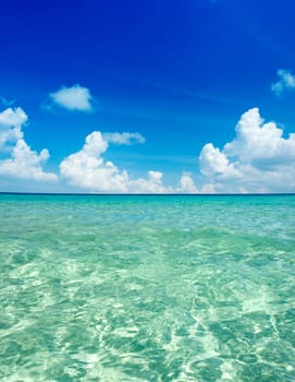 Blue water at Island Perhentian Kecil, Malaysia.