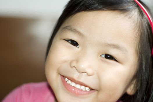 Portrait of a little Asian girl 