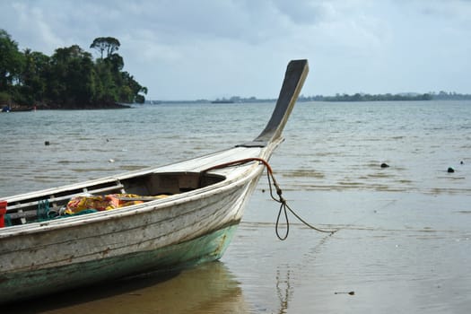 Boats in the tropical sea, Thailand