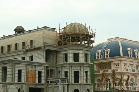 Construction of a building mansion