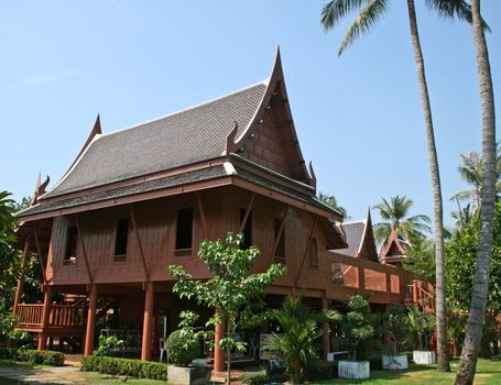 Wood home of thailand style