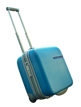 Suitcase isolated on a white background