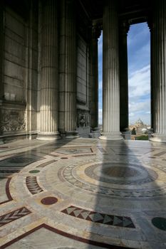 A view from inside the Monument to Vittorio Emanuele ll - Rome, Italy