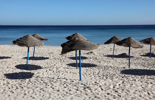 Beach on a sunny day, Sousse, Tunisia