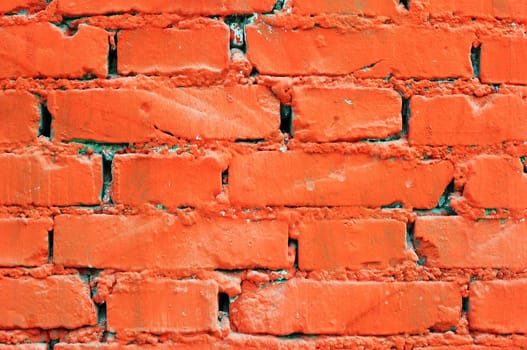 Red brick wall background