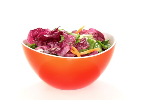 a bowl of mixed salad with fresh ingredients