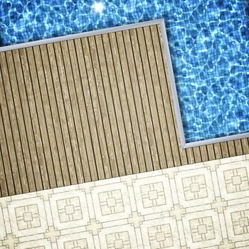 An image of a nice pool side background