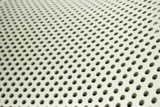 Periodic structures. Relief surface of the plastic surface with circular holes