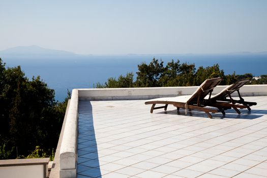 Terrace on Naples Gulf: two seats with a wonderful view