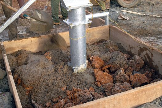 Water is not surfaces some in Africa, but with 40 meters under ground. Humanitarian associations finance and make install pumps in order to draw this water for the life of the village.                                 