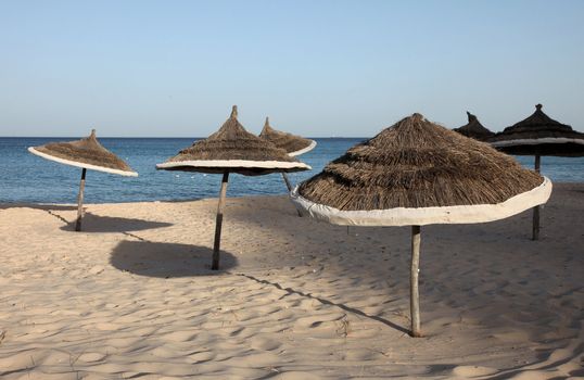 Beach on a sunny day, Sousse, Tunisia