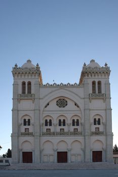 Tunisia. Carthage. Byrsa hill - Saint Louis cathedral