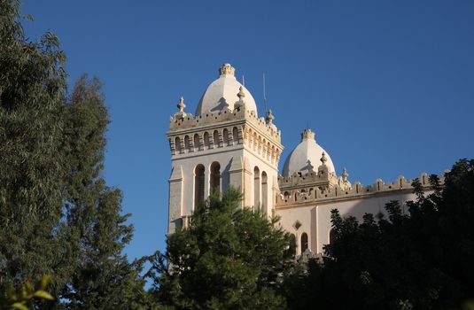 Tunisia. Carthage. Byrsa hill - Saint Louis cathedral