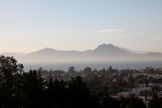 Atlas mountains in Tunisia
