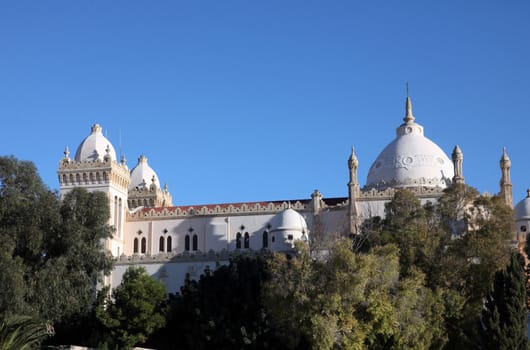 Tunisia. Carthage. Byrsa hill - Saint Louis cathedral