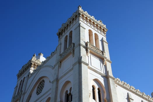 Tunisia. Carthage. Byrsa hill - Saint Louis cathedral